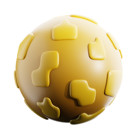 Venus Planet  3D Icon