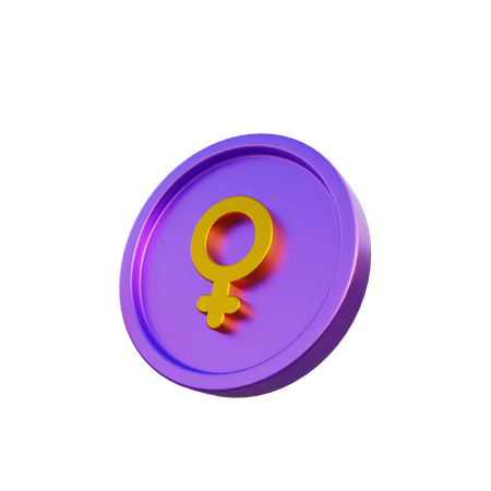 Venus sign  3D Illustration