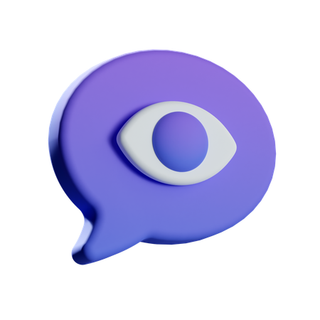 Ver chat  3D Icon