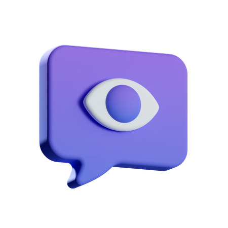 Ver chat  3D Icon