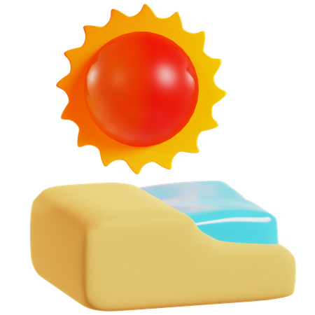 Verano  3D Icon