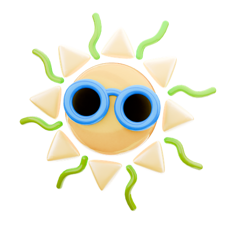 Verão  3D Icon
