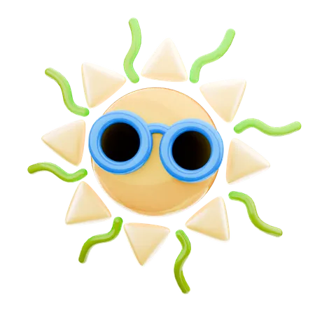 Verão  3D Icon