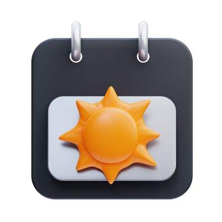 Verão  3D Icon