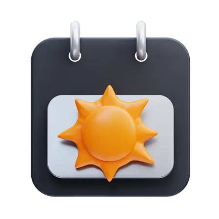 Verão  3D Icon