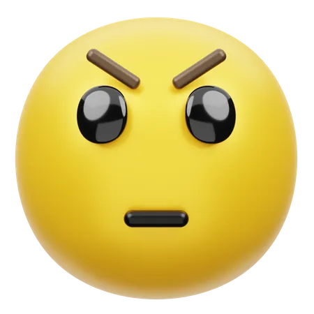 Verärgertes Gesicht  3D Emoji
