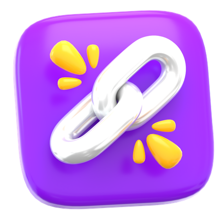 Verknüpfung  3D Icon