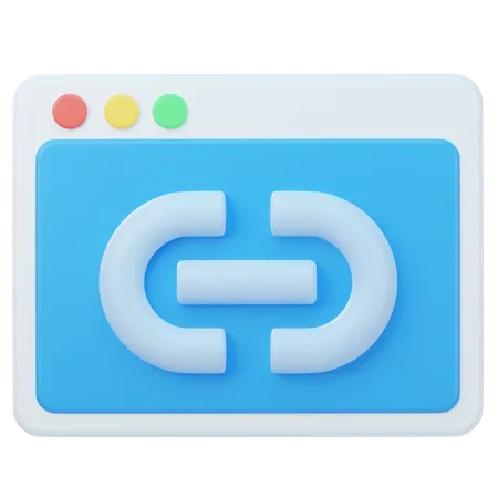 Verknüpfung  3D Icon