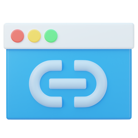 Verknüpfung  3D Icon