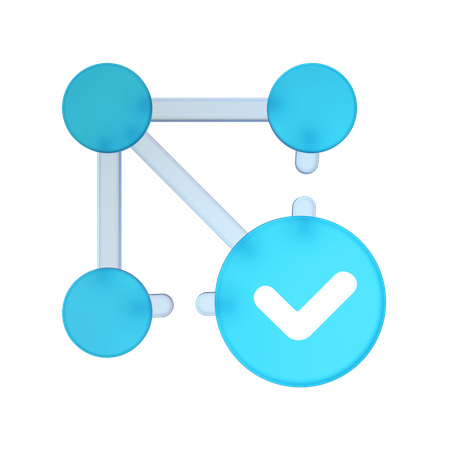 Verbindung prüfen  3D Icon