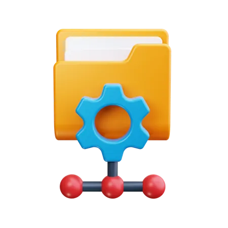 Verbindungsnetzwerk  3D Icon