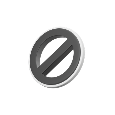 Verboten  3D Icon