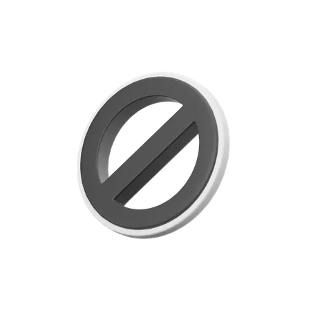 Verboten  3D Icon