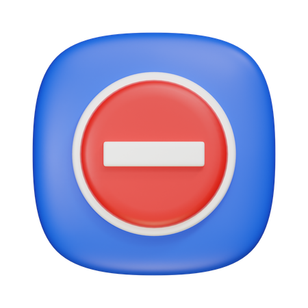 Verboten  3D Icon