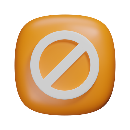 Verboten  3D Icon