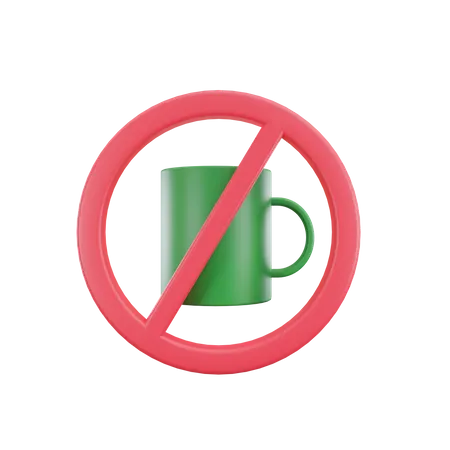 Verboten zu trinken  3D Icon