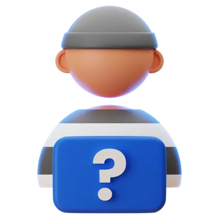 Verdächtig  3D Icon