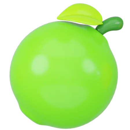 Limon verde  3D Icon