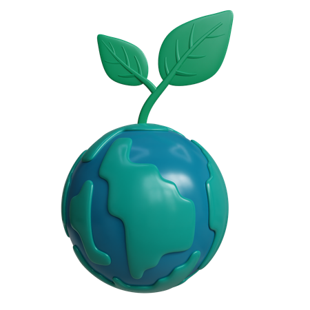 Verdir la terre  3D Icon