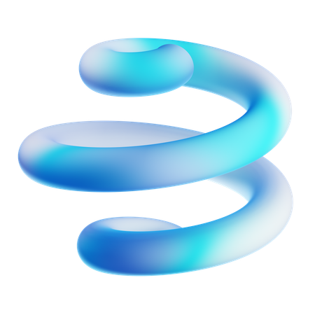 Verdrehte Kurve  3D Icon