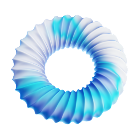 Verdrehter Kreis  3D Icon