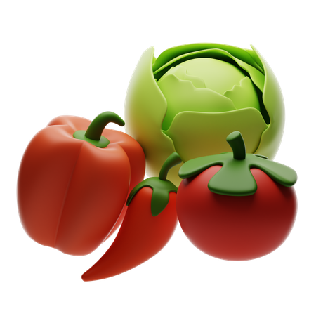 Verduras  3D Icon