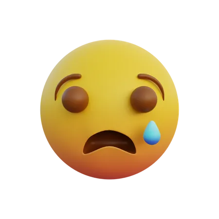 Traurige Tränen vergießen  3D Emoji