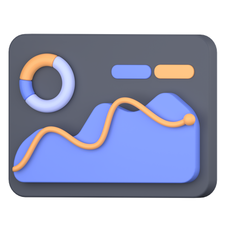 Vergleichsdiagramm  3D Icon