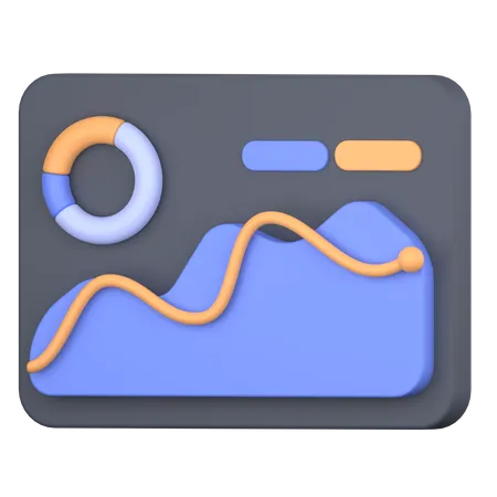 Vergleichsdiagramm  3D Icon