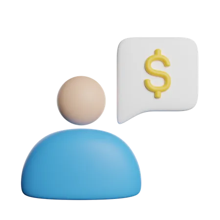 Aushandeln Einer Gehaltsvereinbarung 3D Icon