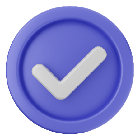 Verificação  3D Icon