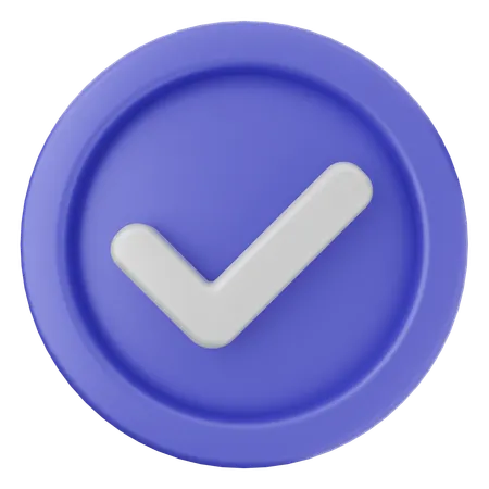Verificação  3D Icon