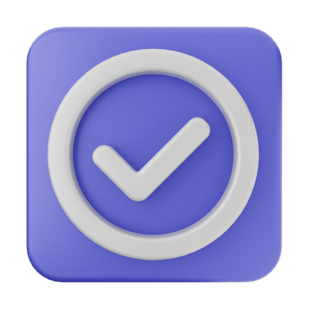 Verificação  3D Icon