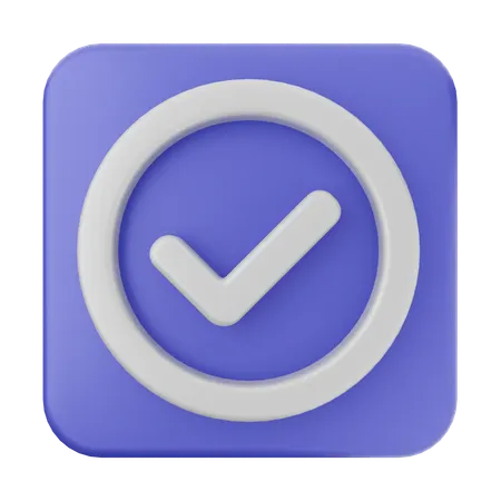 Verificação  3D Icon