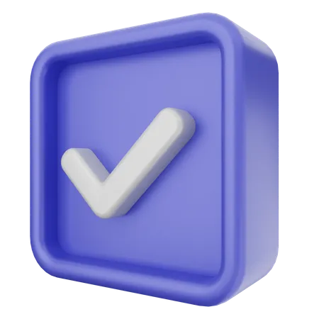 Verificação  3D Icon