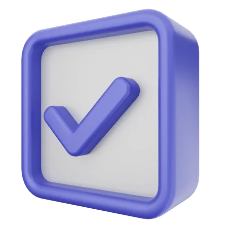 Verificação  3D Icon