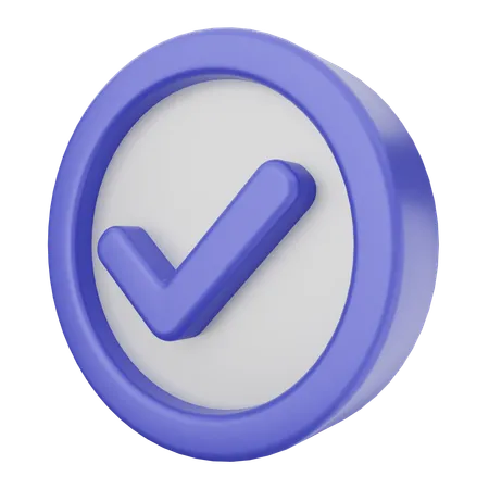 Verificação  3D Icon