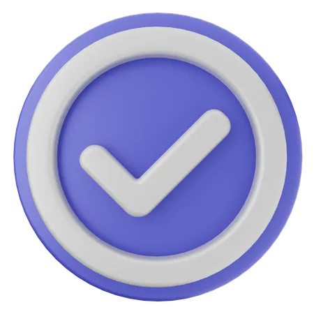 Verificação  3D Icon