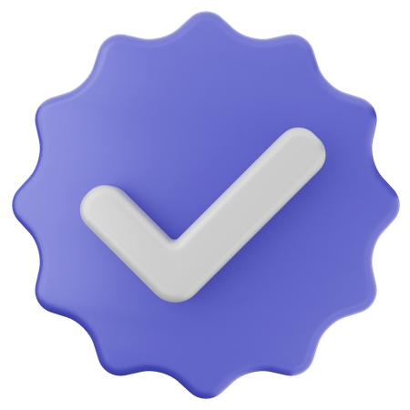 Verificação  3D Icon