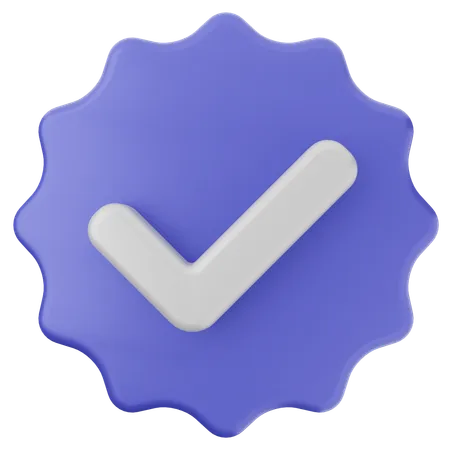 Verificação  3D Icon