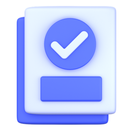Verificação  3D Icon