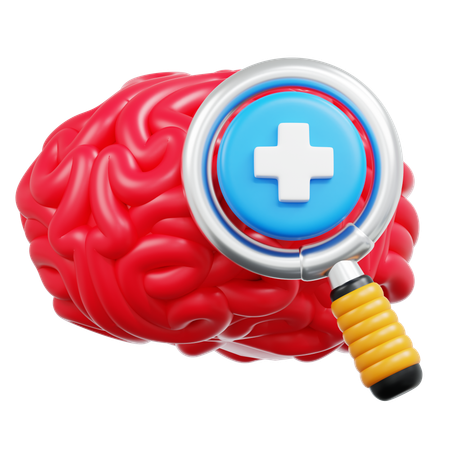 Verificação cerebral  3D Icon