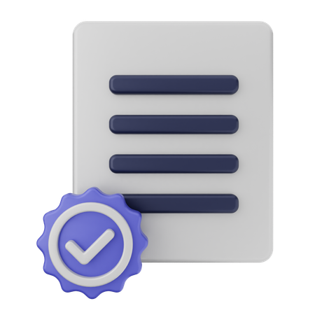 Verificação de arquivo  3D Icon