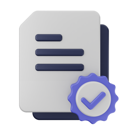 Verificação de arquivo  3D Icon