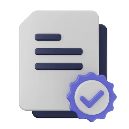 Verificação de arquivo  3D Icon