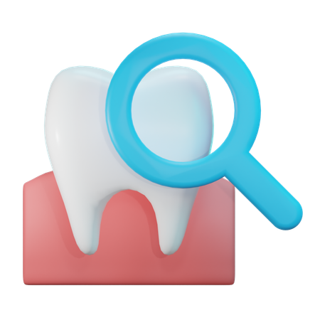 Verificação dentária  3D Icon