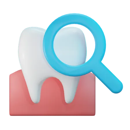 Verificação dentária  3D Icon