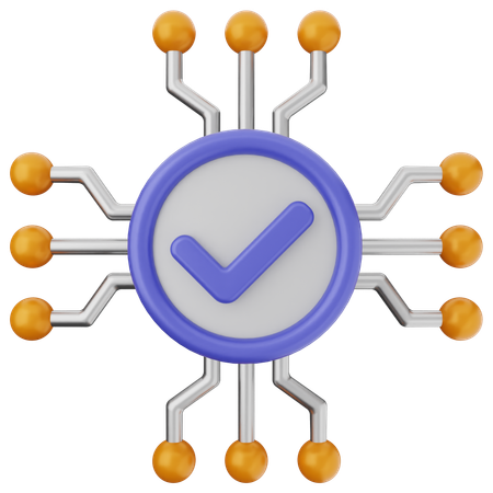 Verificación de ia  3D Icon