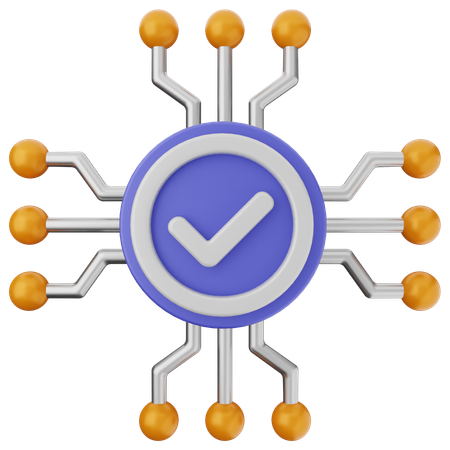 Verificación de ia  3D Icon