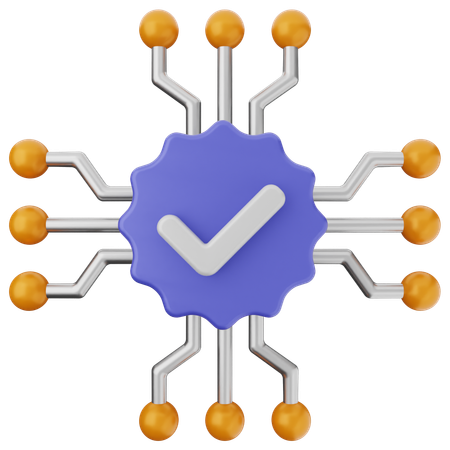 Verificación de ia  3D Icon